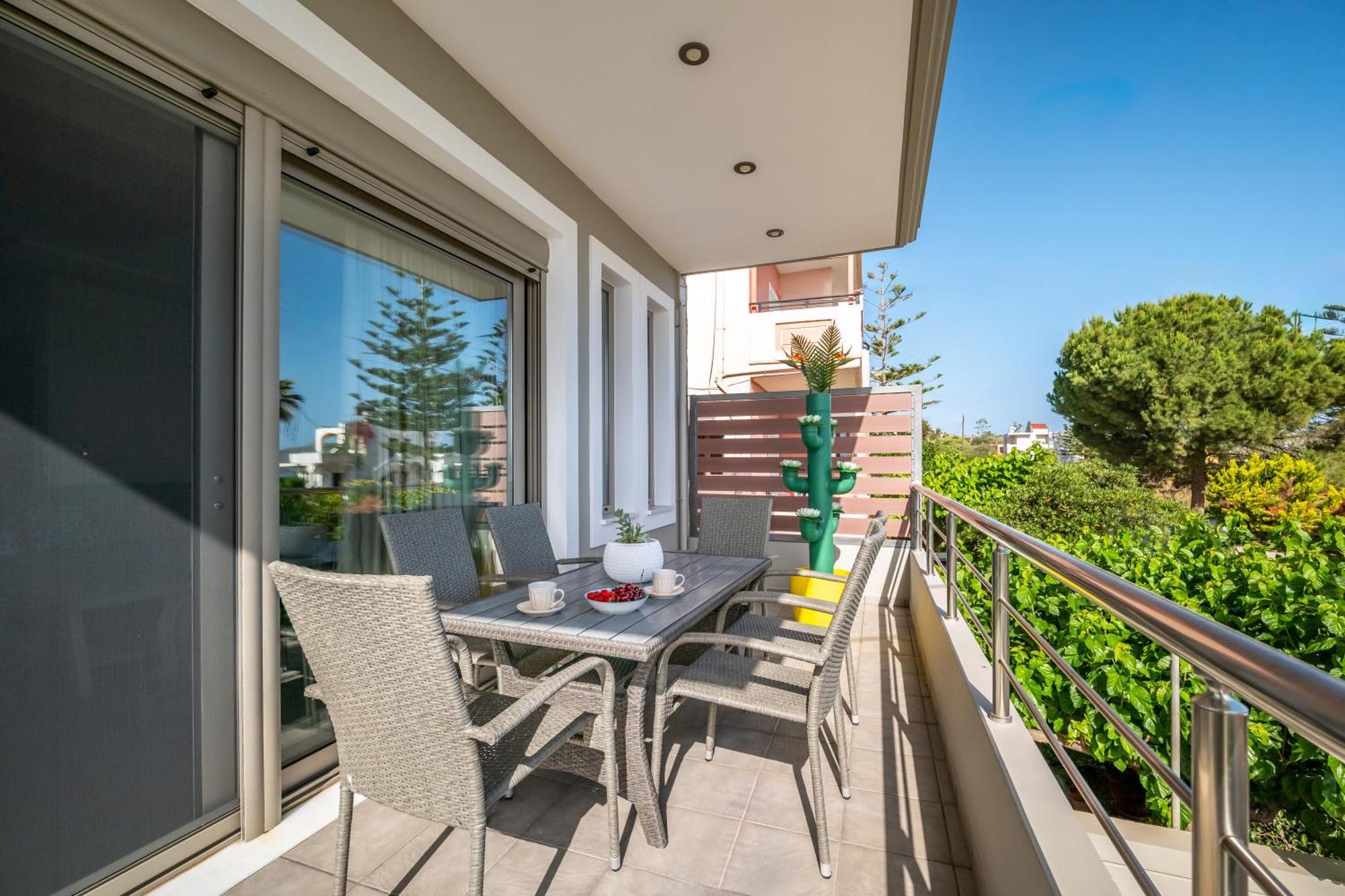 Aria Sea View, Chania Stalós Zewnętrze zdjęcie