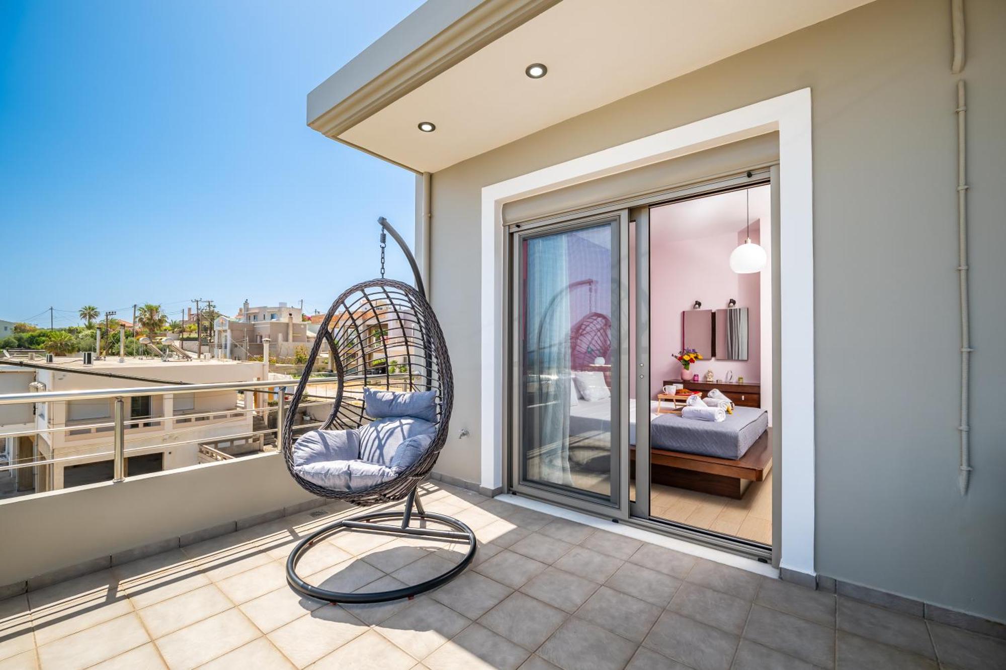 Aria Sea View, Chania Stalós Zewnętrze zdjęcie
