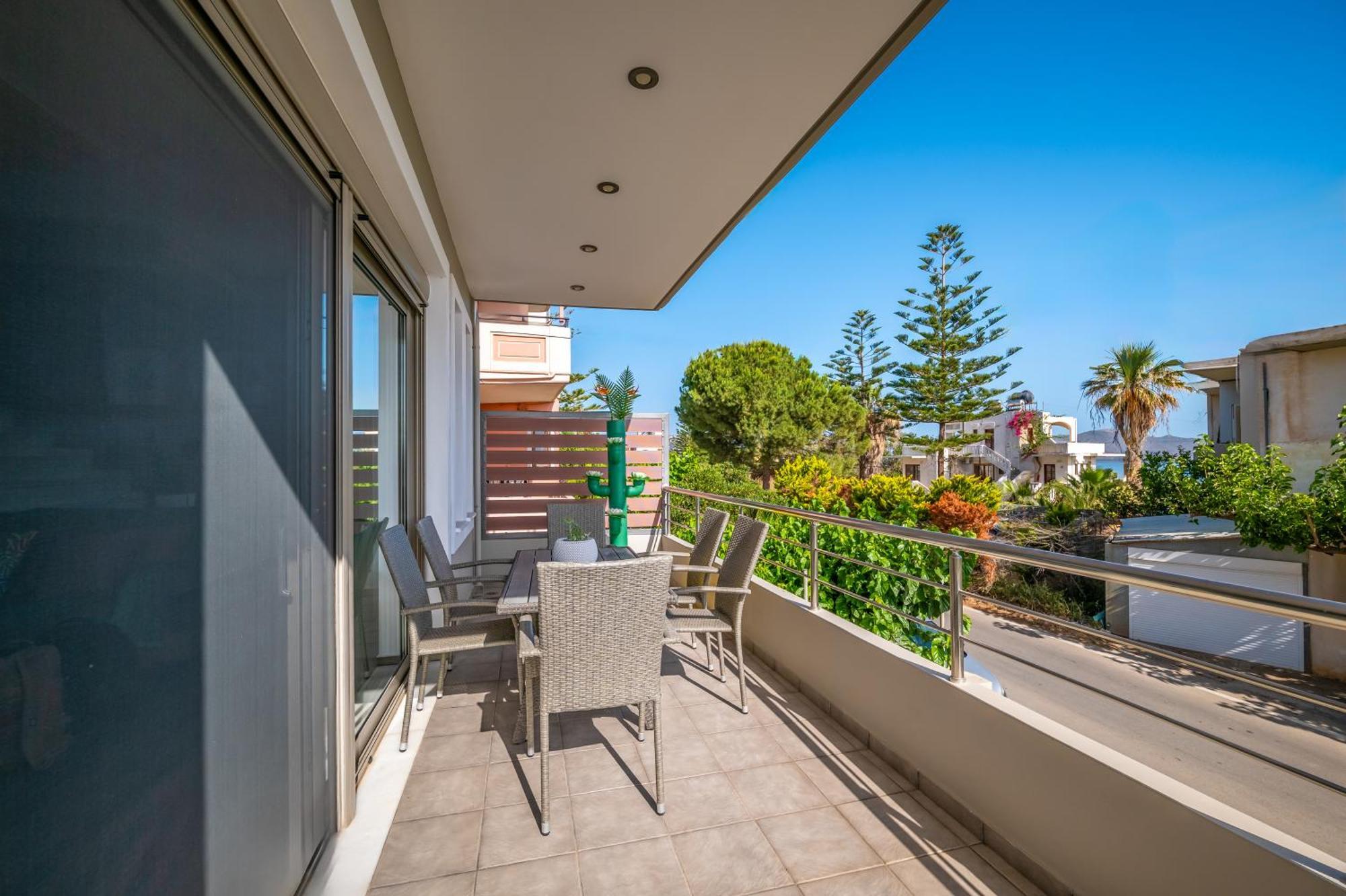 Aria Sea View, Chania Stalós Zewnętrze zdjęcie