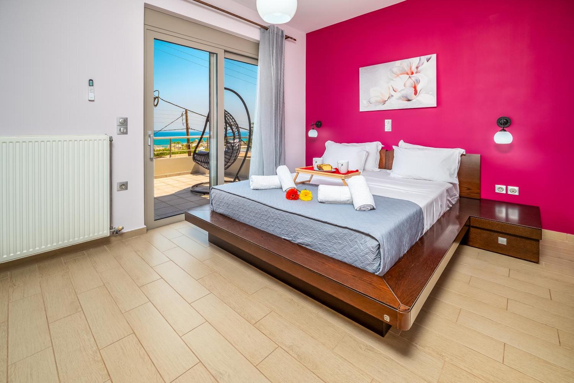 Aria Sea View, Chania Stalós Zewnętrze zdjęcie