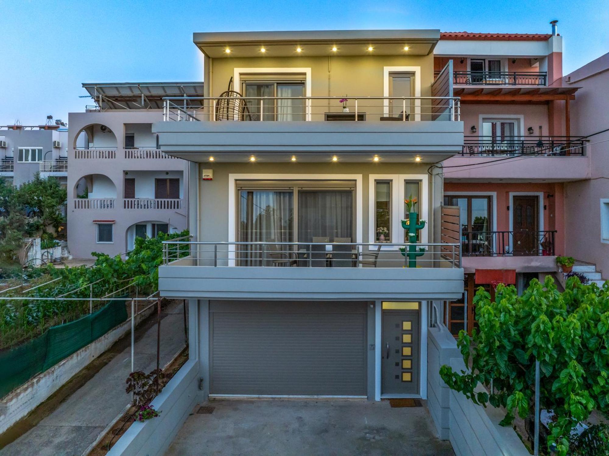 Aria Sea View, Chania Stalós Zewnętrze zdjęcie
