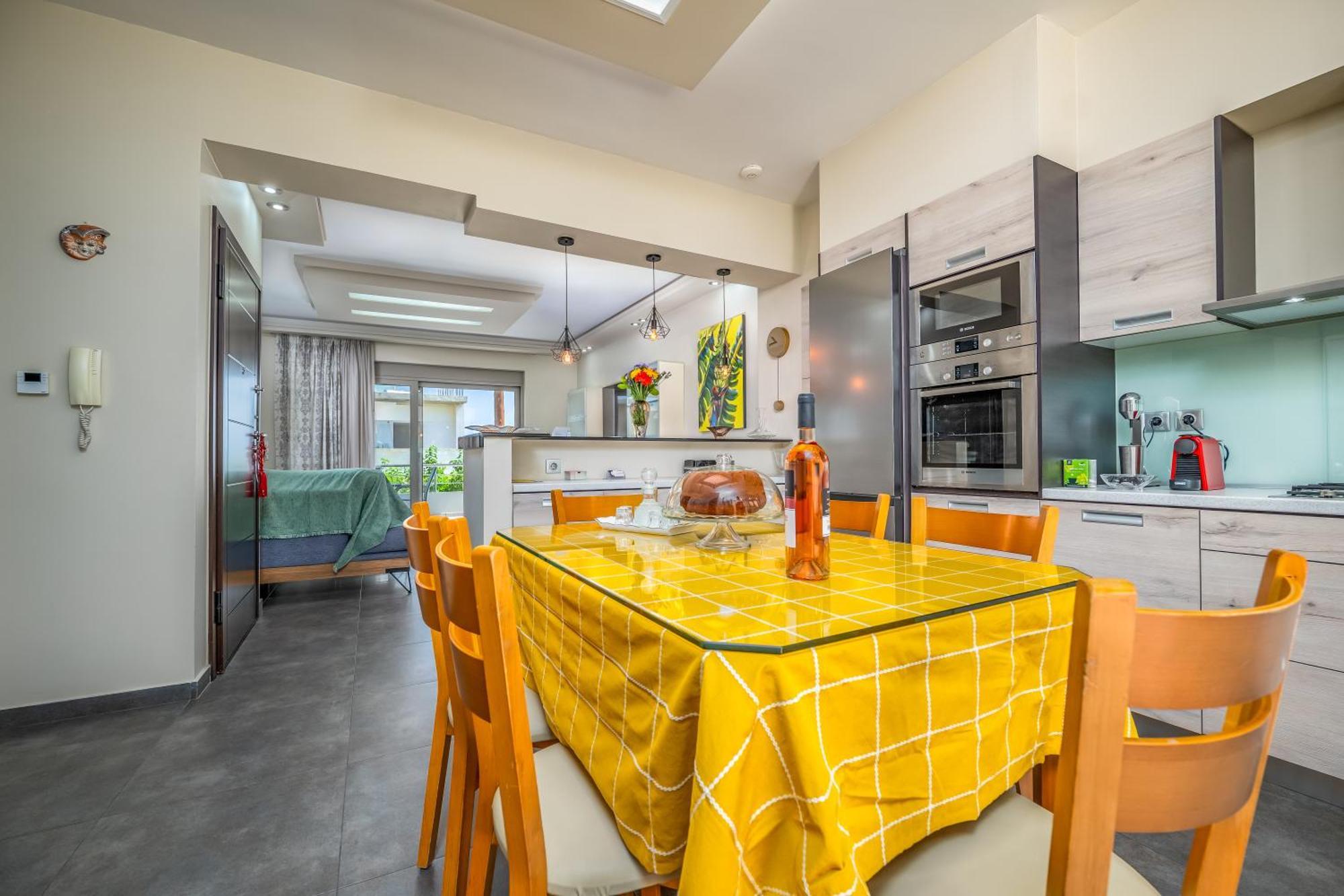 Aria Sea View, Chania Stalós Zewnętrze zdjęcie
