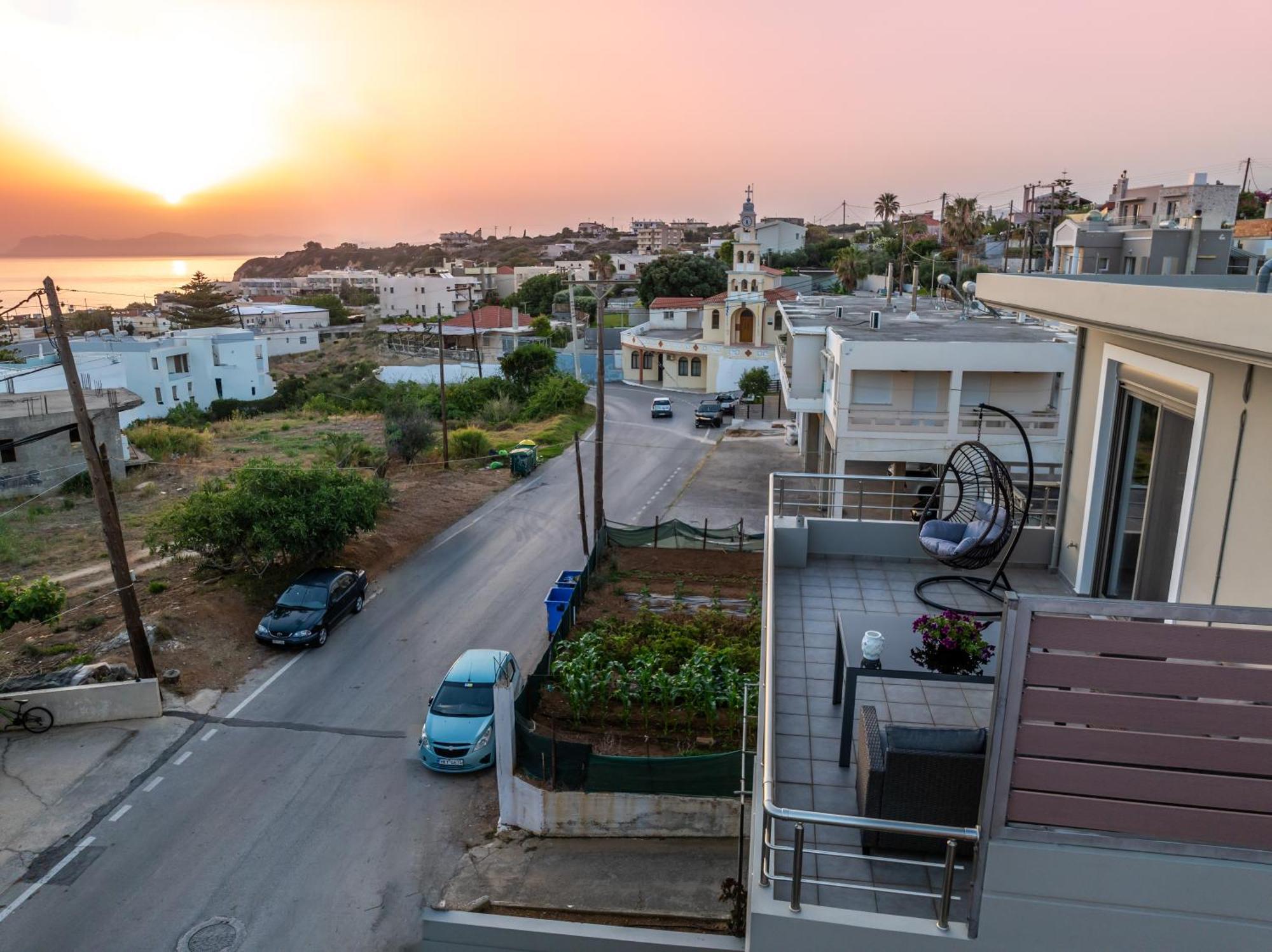 Aria Sea View, Chania Stalós Zewnętrze zdjęcie