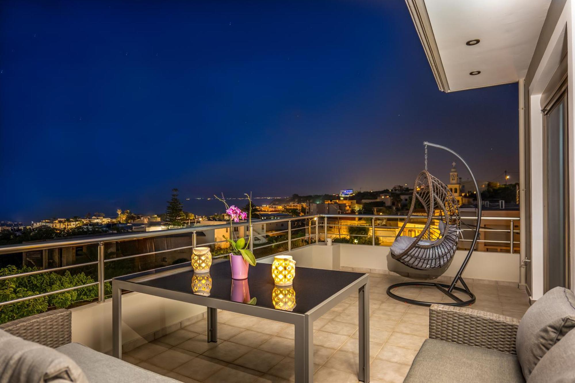 Aria Sea View, Chania Stalós Zewnętrze zdjęcie