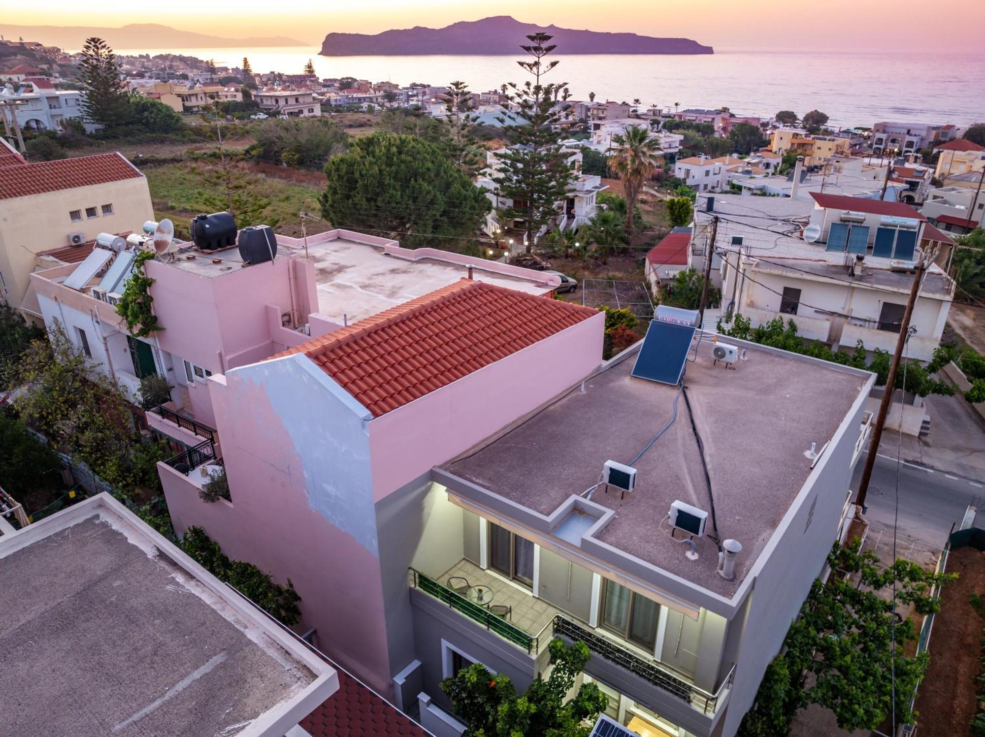 Aria Sea View, Chania Stalós Zewnętrze zdjęcie