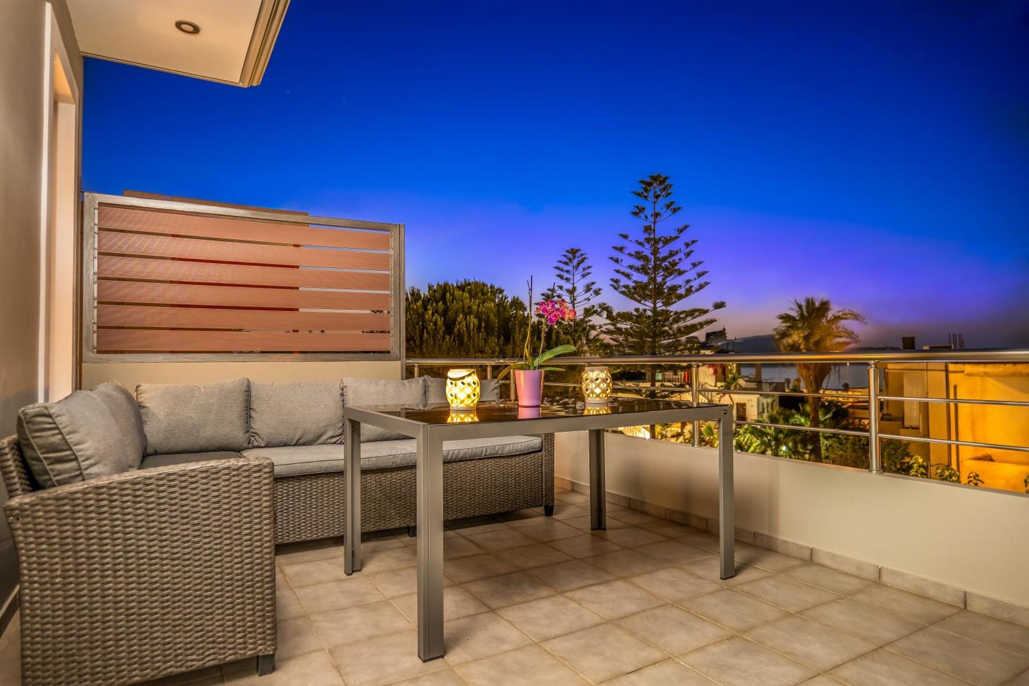 Aria Sea View, Chania Stalós Zewnętrze zdjęcie